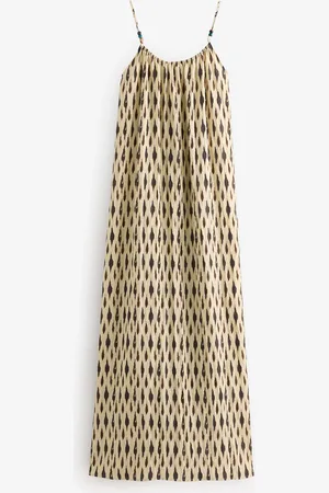 Next Textured Beaded Summer Maxi Dress AU 12