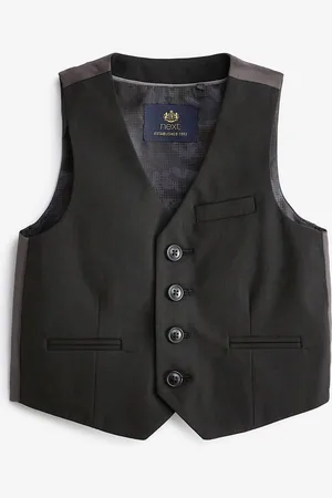 Next Black Stand Alone Waistcoat (12mths-16yrs) 12