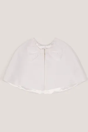 Monsoon Natural Duchess Bow Twill Cape 3