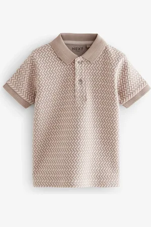 Next Short Sleeve Textured Polo Shirt (3mths-7yrs) 2