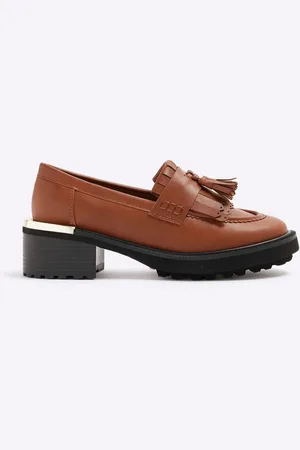 River Island Chunky Heeled Loafers AU 8 (EU 39)