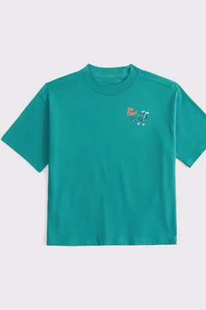Abercrombie & Fitch Fun Cartoon Back Graphic T-Shirt 15