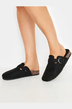 Long Tall Sally Faux Suede Footbed Clogs AU 11 (EU 42)