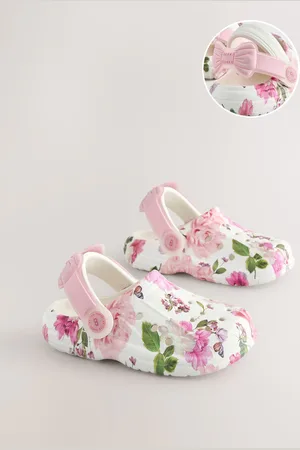 Ted Baker Girls Clogs with Ankle Strap and Bow AU 6 (EU 23)