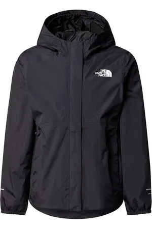 The North Face Black Girls Waterproof Antora Rain Jacket L