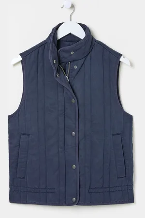 Fat Face FatFace Navy Quilted Gilet AU 16