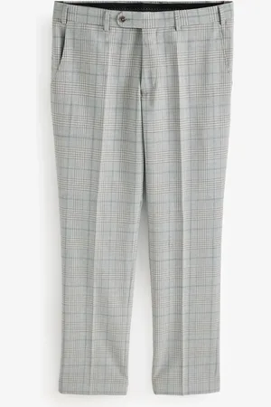 Remus Grey Tapered Fit Wool Rich Trousers 40W x 31L (UK 40 R)