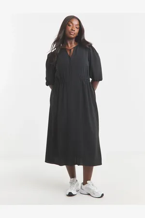Simply Be Crepe Cinched Waist Midi Dress AU 14
