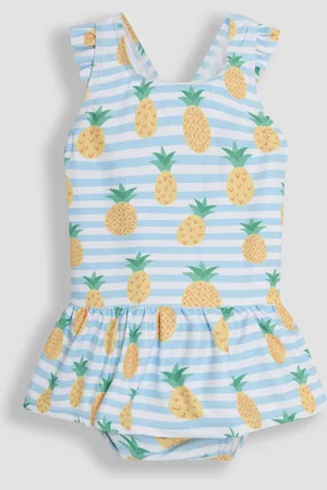 JoJo Maman Bébé Stripe Swimsuit with Nappy 9298cm