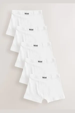 Next White Soft Waistband Trunks 5 Pack (2-16yrs) 7