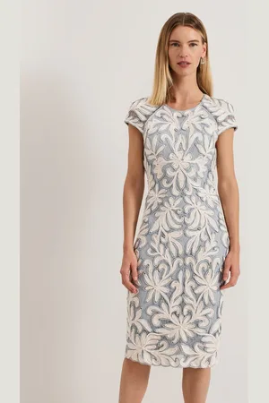 Phase Eight Karima Tapework Midi Dress AU 20
