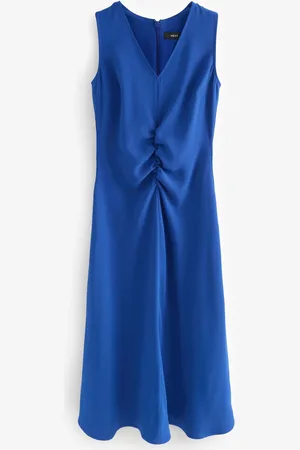 Next Sleevless Ruched Midi Dress AU 24