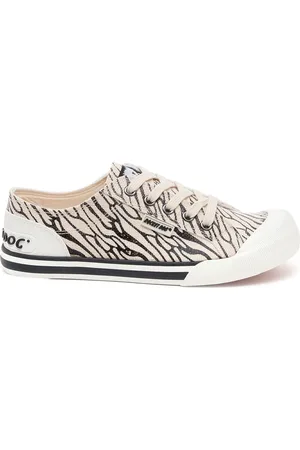 Rocket Dog Jazzin Wales Cotton Black Trainers AU 9 (EU 40)