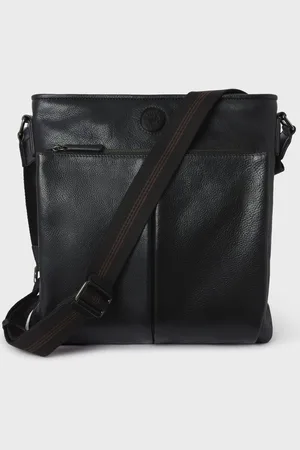 Osprey The Compass Leather Cross-Body Black Bag One