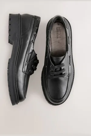 Next Standard Fit Forever Comfort Leather Chunky Lace-Up Boat Shoes AU 9 (EU 41)