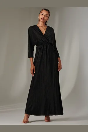 Jolie Moi Ruffle Hem Chiffon Midi Dress AU 12