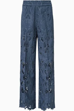 AllSaints AllSaints Blue Charli Embellished Trousers AU 8