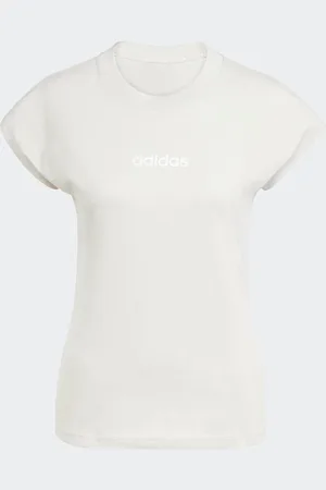 adidas Grey Essentials Single Jersey T-Shirt AU 24-26