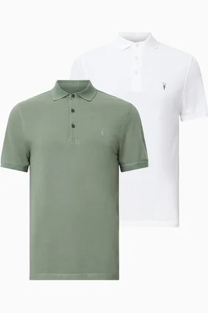 AllSaints AllSaints Reform Shortsleeve Polo Shirt 2 Pack XL