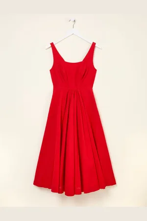 Fat Face FatFace Maria Midi Dress 16short