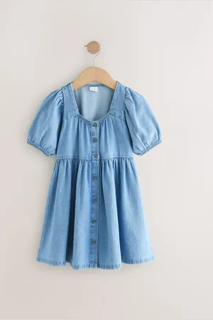 Next Puff Sleeve Summer Dress (3-16yrs) 12 Years (152cm)