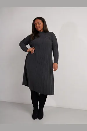 Live Unlimited London Rib Knitted Midi Dress AU 26