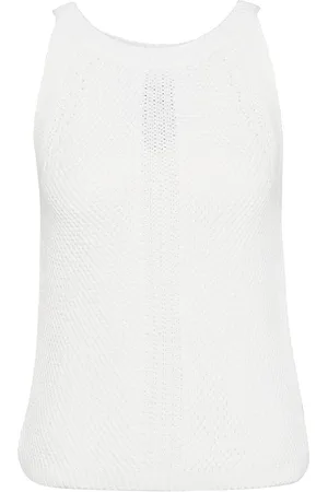 Barbour Dakota Sleeveless Knitted 100% Cotton Vest Top AU 16