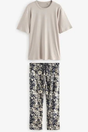 Next Navy Blue Kew Gardens Modal Supersoft Short Sleeve Pyjama Set XL Reg