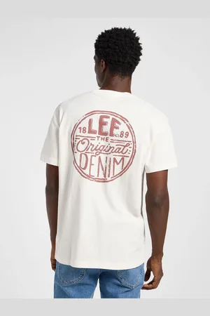 Lee Cream Regular Logo T-Shirt S