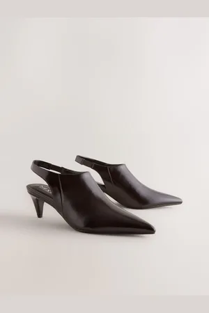 Next Standard Fit Forever Comfort Point Toe Sling Back High Cut Heels AU 8 (EU 39)