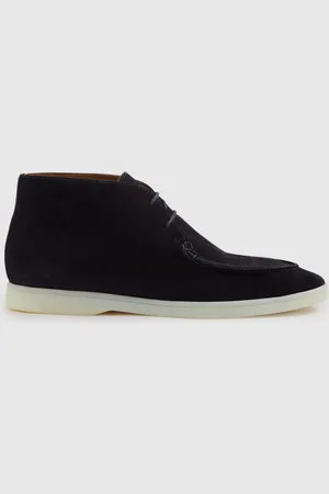 Reiss Navy Loftus Suede Chukka Boots AU 7 (EU 41)