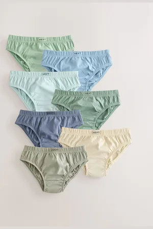 Next Green/Blue 100% Cotton Briefs 7 Pack (1.5-16yrs) 5