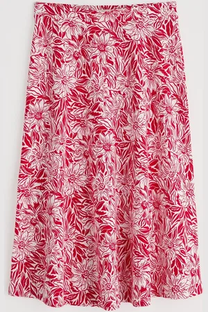 Seasalt Cornwall Rose A-Line Skirt AU 18
