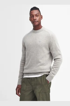 Barbour Grey Grangetown Crew Jumper XXL