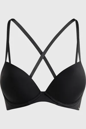 Calvin Klein Black Seductive Comfort Light Lift Demi Bra 36B