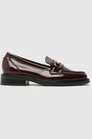 Schuh Lori Leather Snaffle Black Loafers eu41uk7