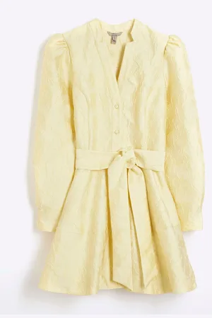 River Island Belted Jacquard Mini Dress AU 10