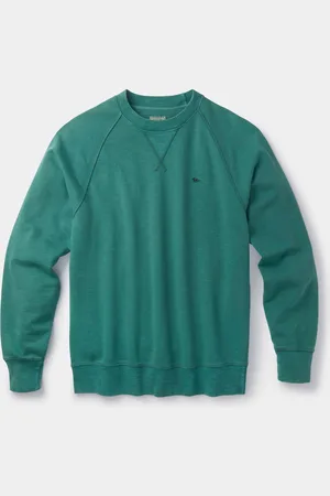 Aubin Blue Garsdale Slub Crew Sweatshirt S