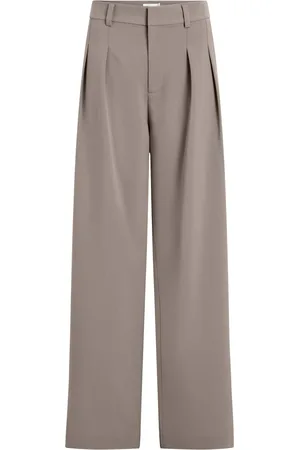 Calvin Klein Grey Tailored Low Rise Wide Leg Trousers AU 26 R
