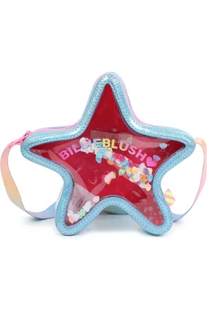 Billieblush Pink Multicolour Star Sequin Logo Cross-Body Bag One