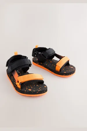 Next Orange Standard Fit (F) Trekker Sandals AU 1 (EU 33)