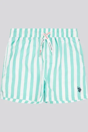 U.S. Polo Assn. U. S. Polo Assn. Boys Stripe Swim Shorts 166168cm