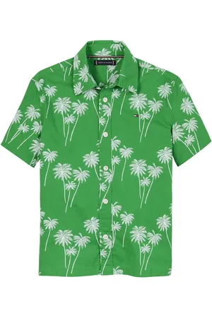 Tommy Hilfiger Stretch Poplin Printed Short Sleeve Shirt 3 Years (98cm)