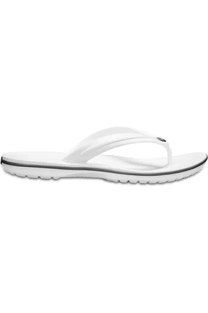 Crocs White Crocband Flip Sandals AU 9 (EU 41)