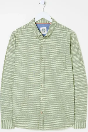 Fat Face FatFace Geo Print Long Sleeve Shirt M Reg