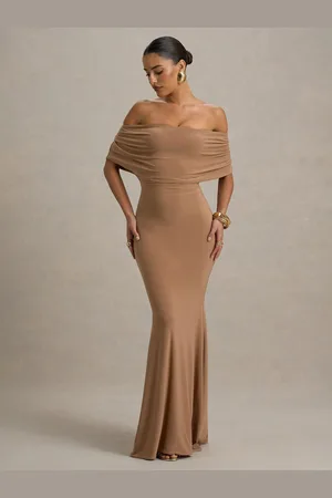 Club L Bowden Bardot Maxi Dress 8