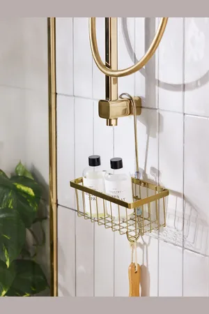 Next Gold Hanging Shower Caddy One