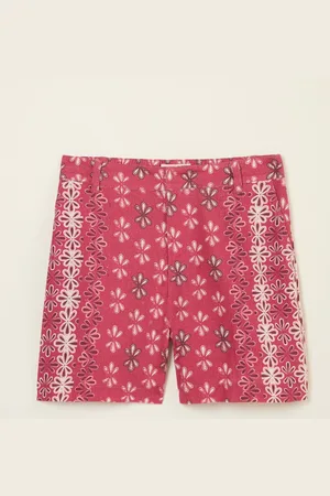 Fat Face FatFace Nell Linen Blend Shorts 14