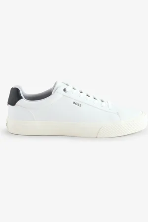 HUGO BOSS White Aiden Logo Trainers AU 9 (EU 43)
