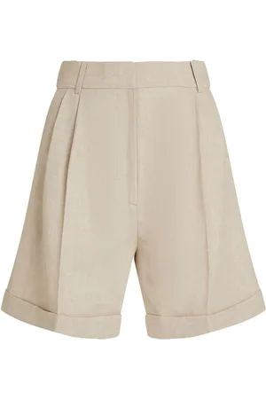 Tommy Hilfiger Linen Mix Pleated Shorts 10